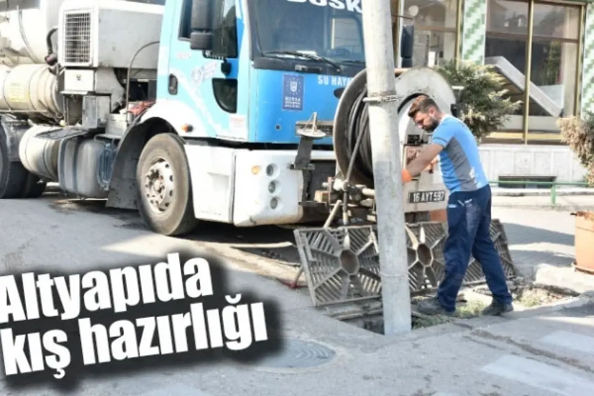 Altyapıda kış hazırlığı