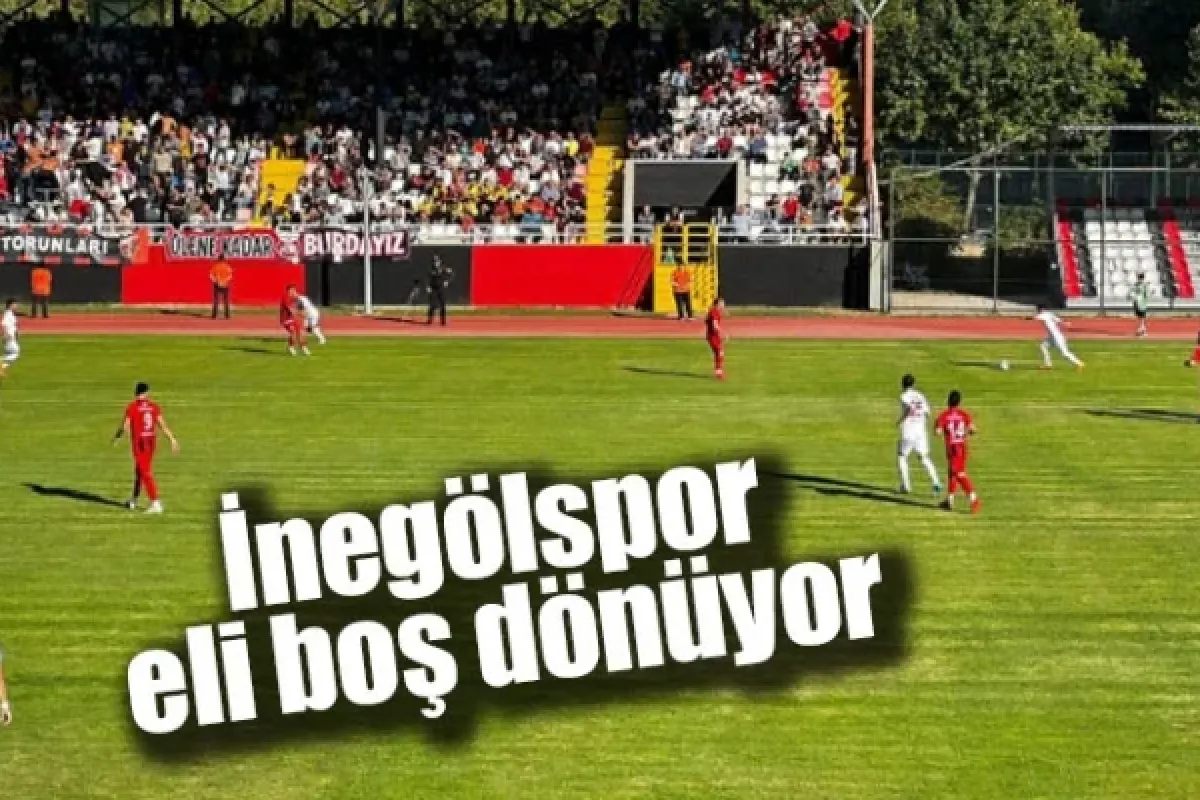 İnegölspor eli boş dönüyor