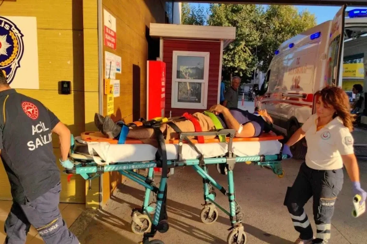 İnegöl'de iki motosikletin çarpıştığı kazada 2 kişi yaralandı