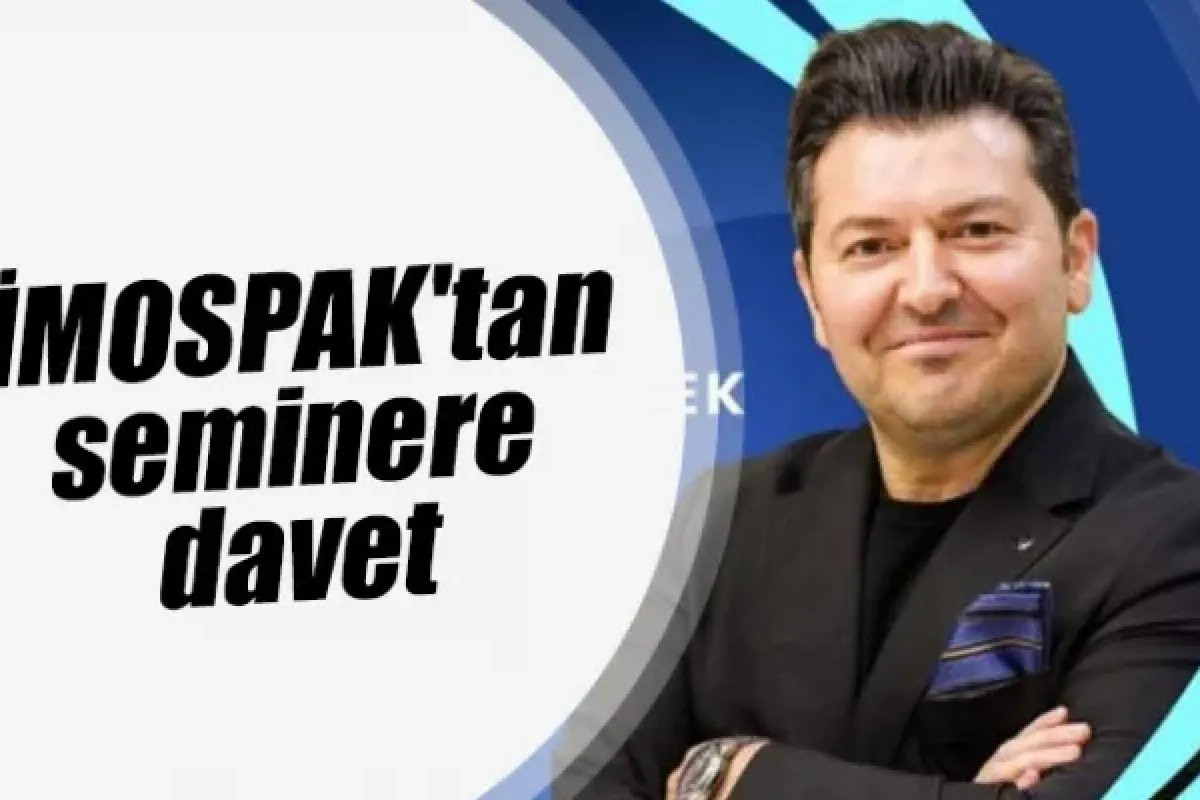 İMOSPAK'tan seminere davet