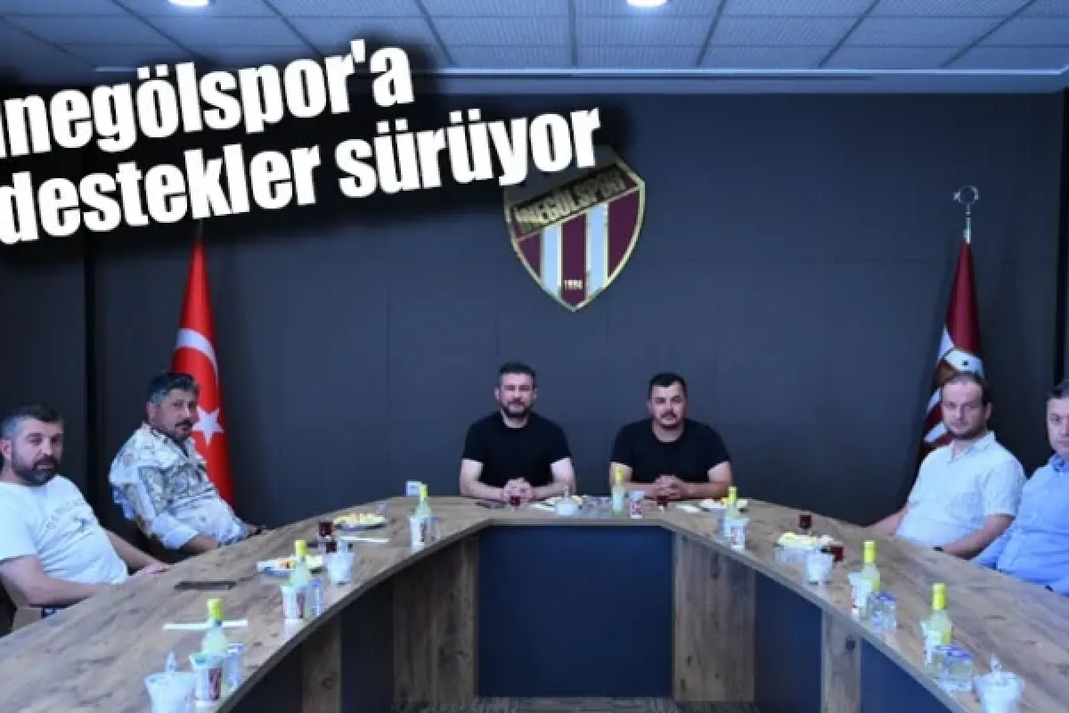 İnegölspor'a destekler sürüyor