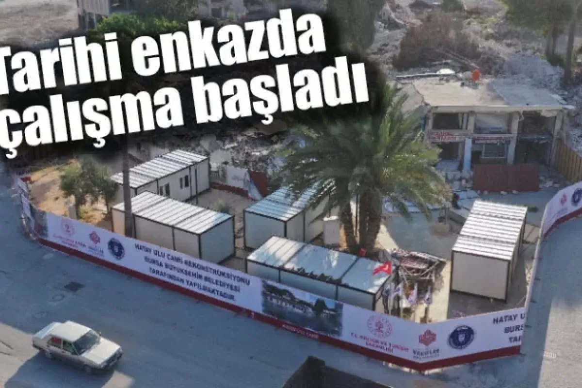 Tarihi enkazda çalışma başladı