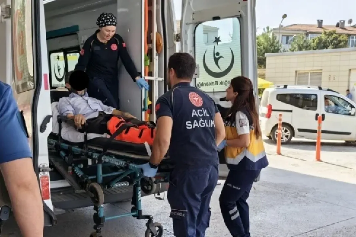 Bacağı kırıldı!