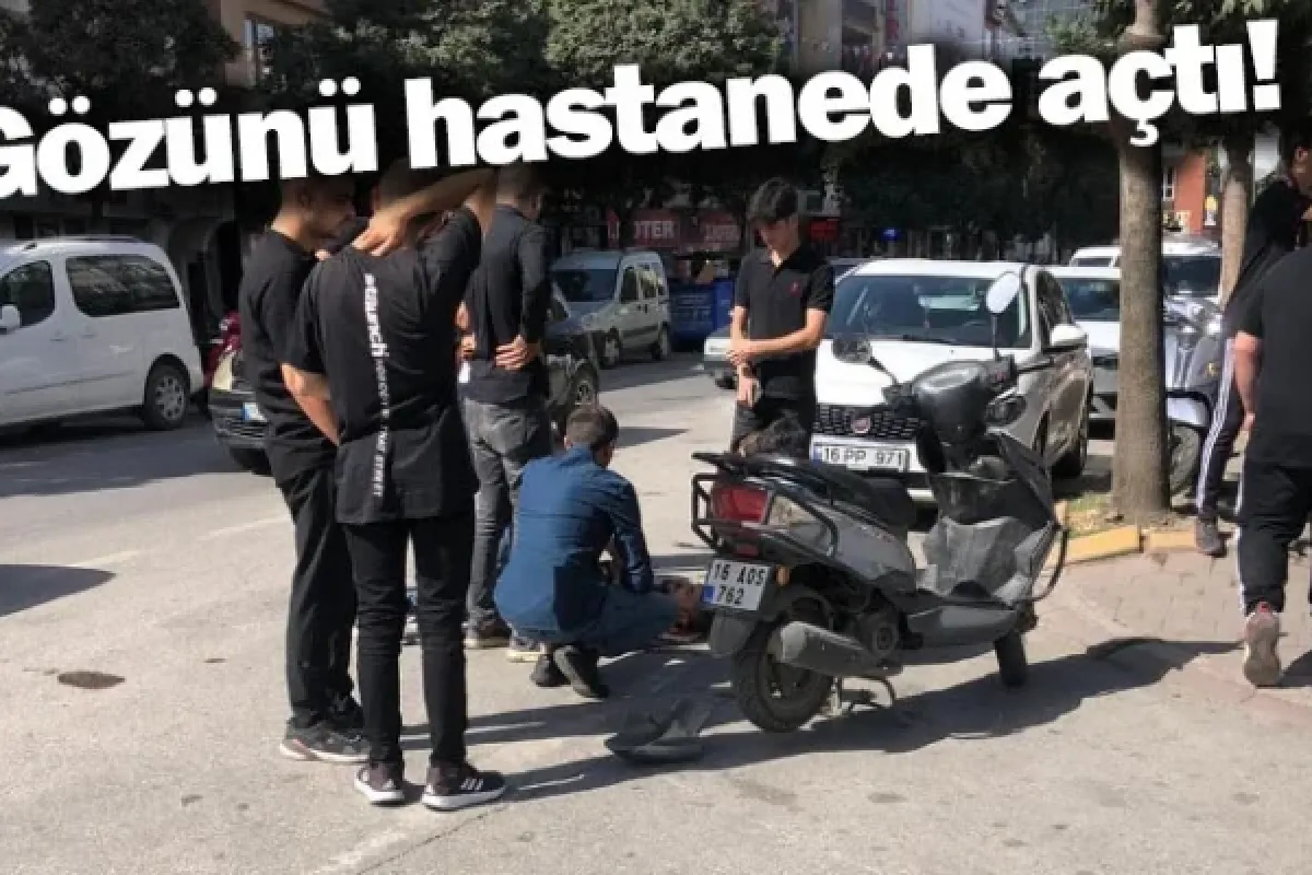 Gözünü hastanede açtı!