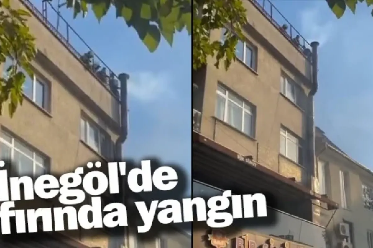 İnegöl'de fırında yangın
