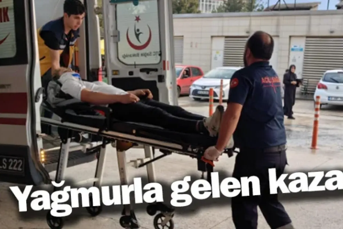 Yağmurla gelen kaza