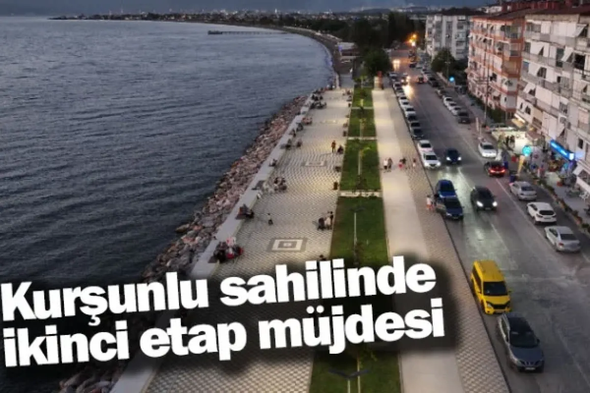 Kurşunlu sahilinde ikinci etap müjdesi