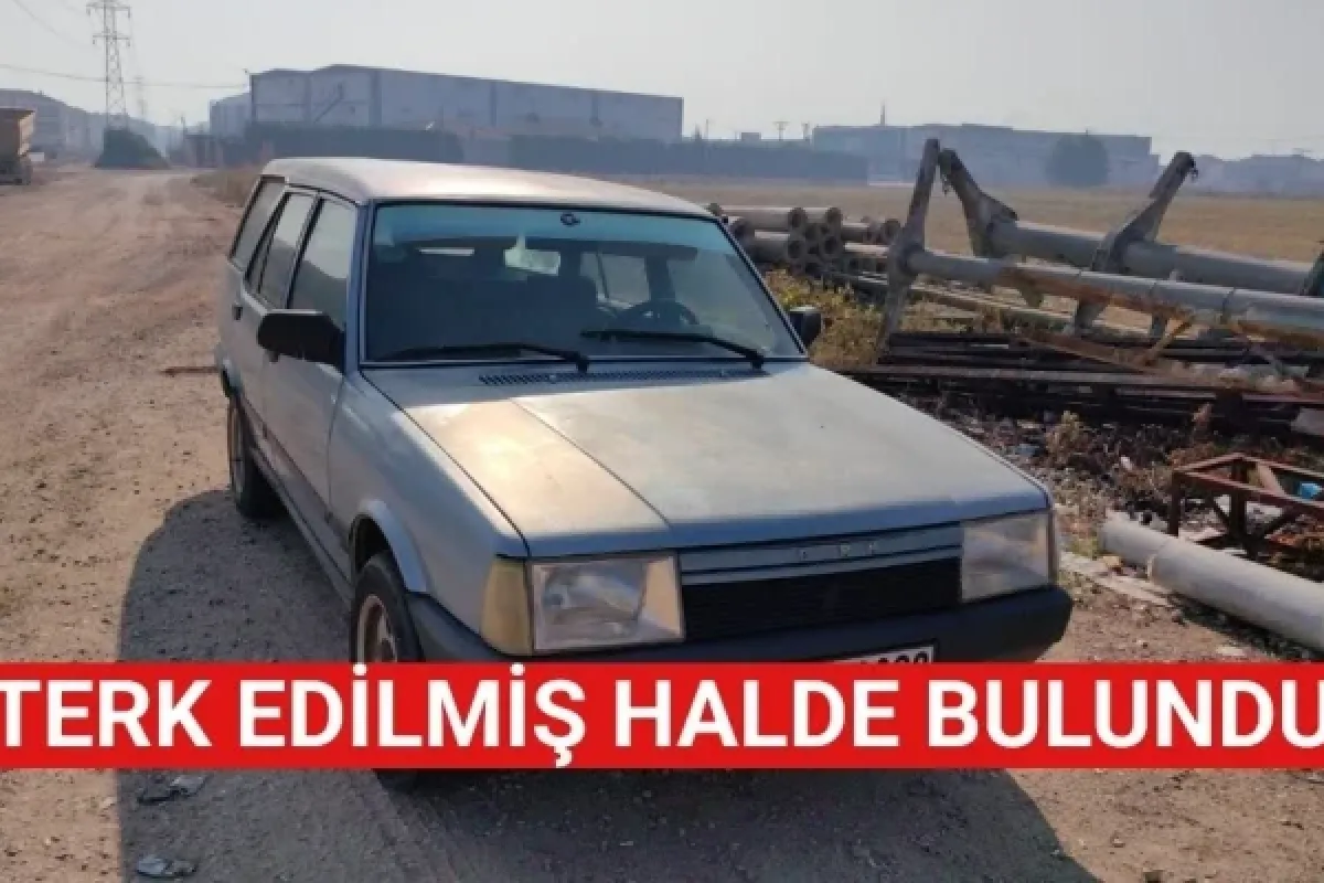 Terk edilmiş halde bulundu!
