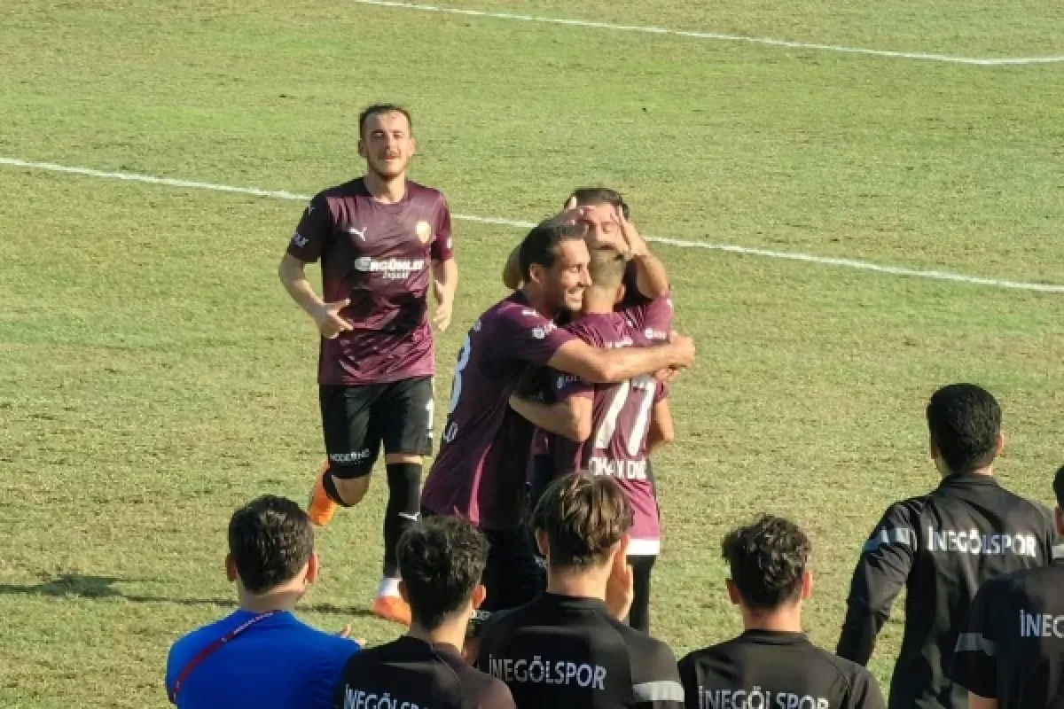 İnegölspor, ilk yarıyı 2-0 önde kapattı