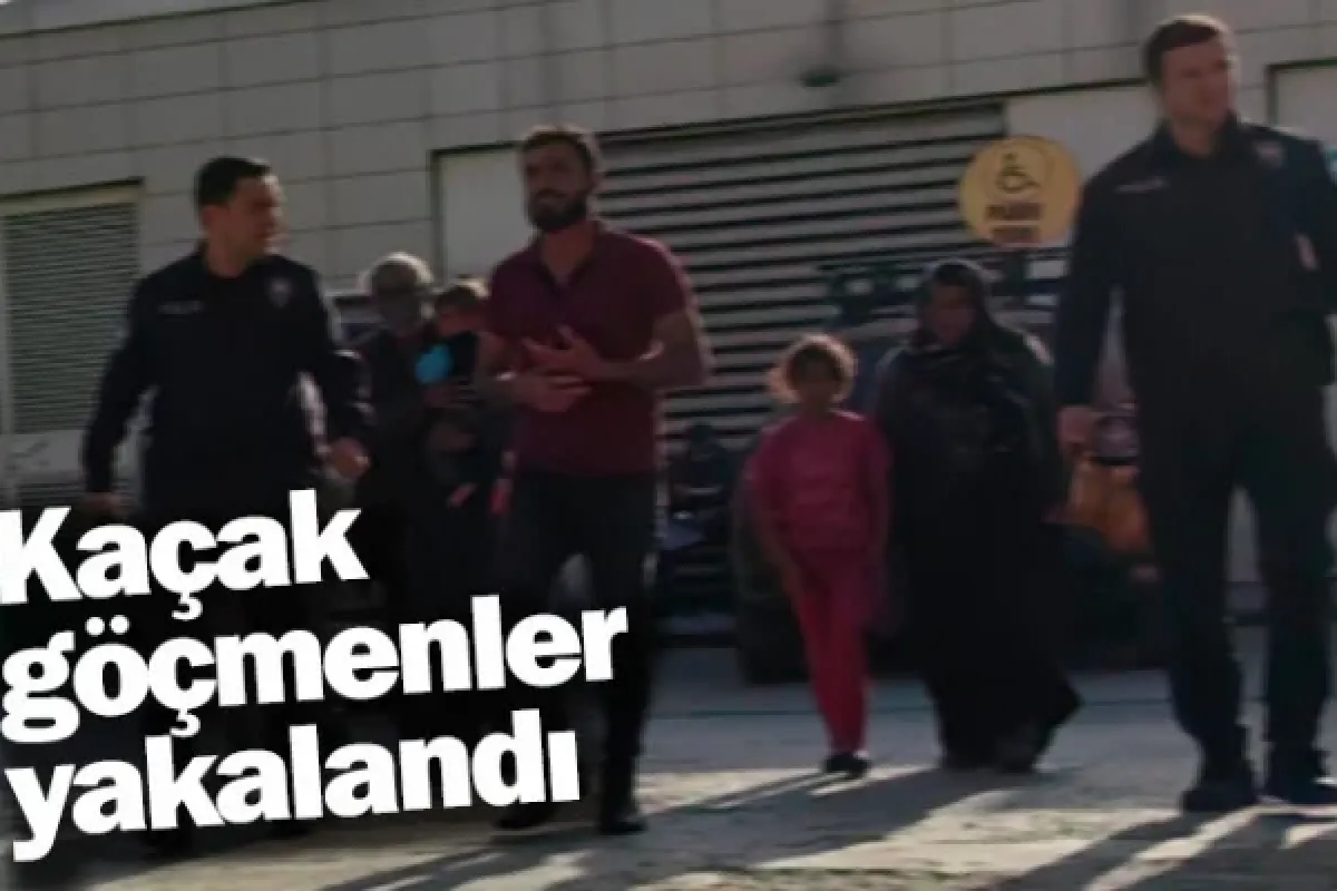 Kaçak göçmenler yakalandı