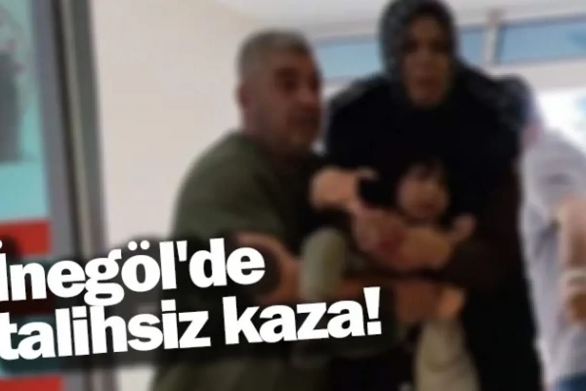İnegöl'de talihsiz kaza!