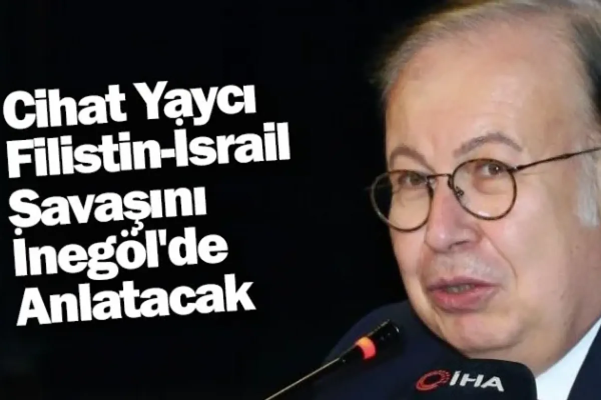 Cihat Yaycı, Filistin-İsrail savaşını İnegöl'de anlatacak