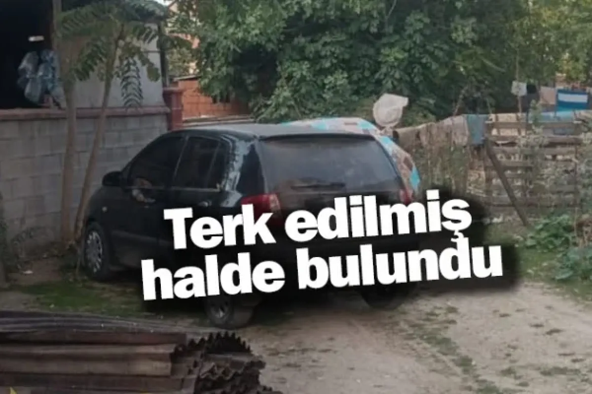 Terk edilmiş halde bulundu