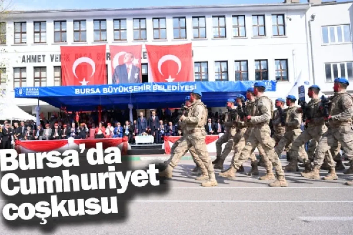 Bursa’da Cumhuriyet coşkusu