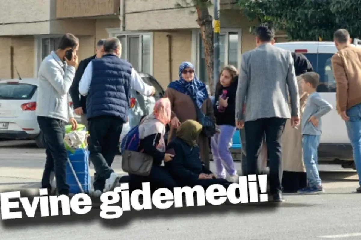 Evine gidemedi!