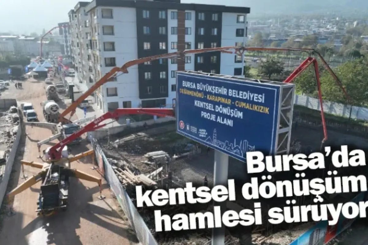 Bursa’da kentsel dönüşüm hamlesi sürüyor