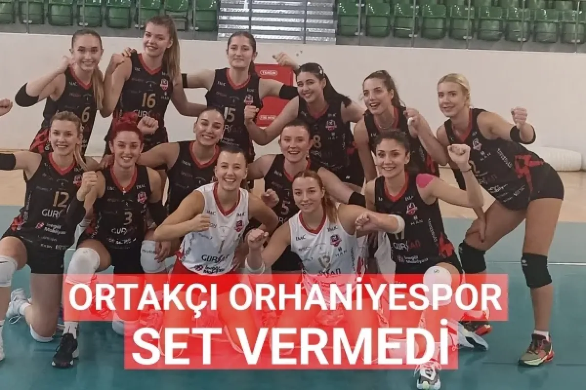 Ortakçı Orhaniyespor Set Vermedi