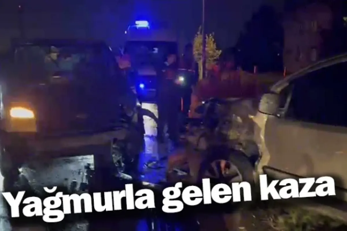 Yağmurla gelen kaza