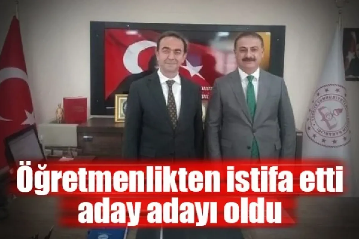 Mahsuni Canbay aday adaylığı için istifa etti