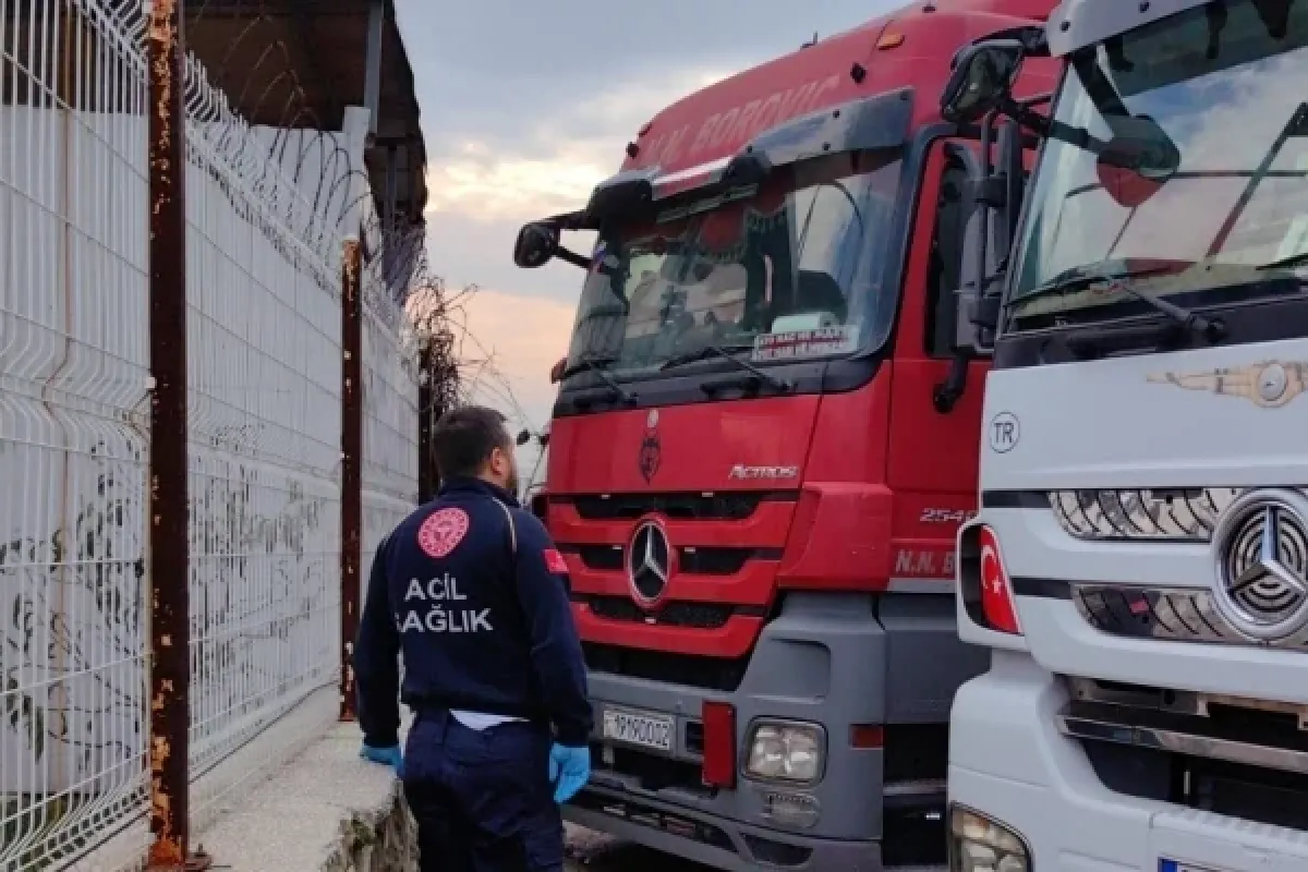 Tırın içinde ölü bulundu
