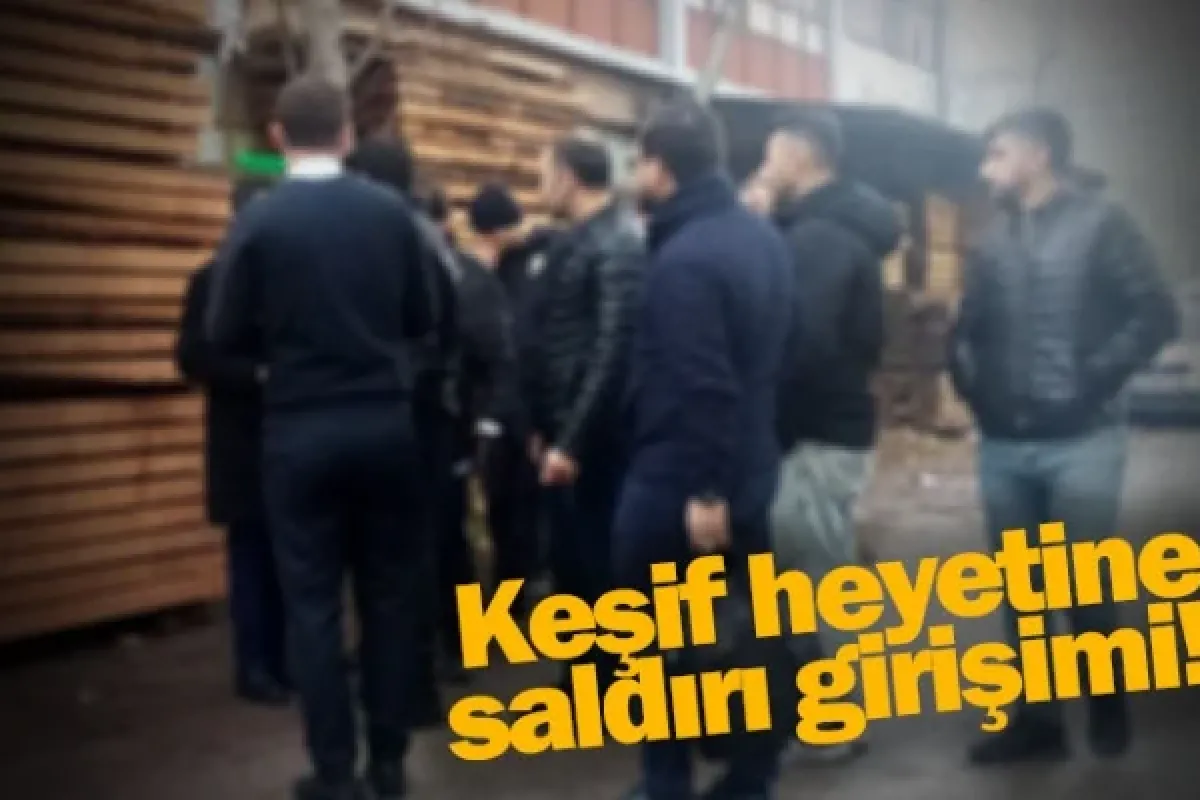 Keşif heyetine saldırı girişimi!
