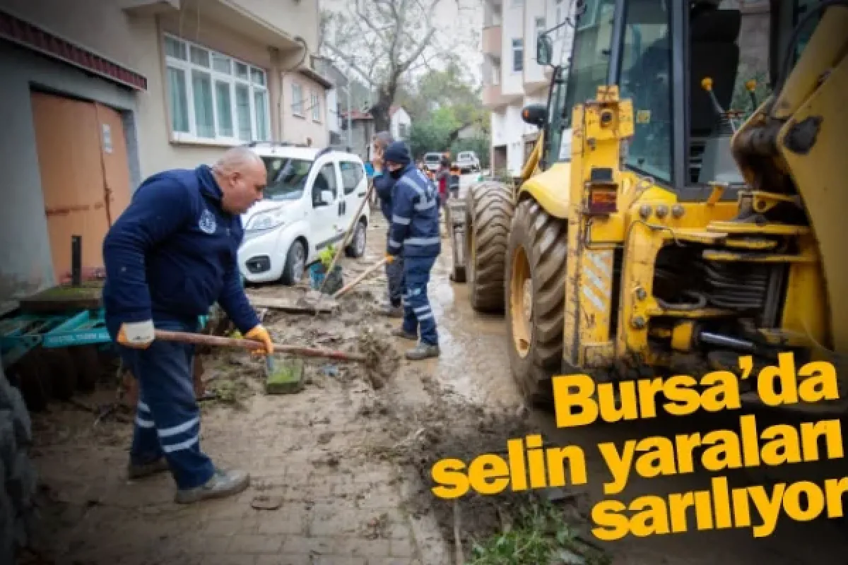 Bursa’da selin yaraları sarılıyor