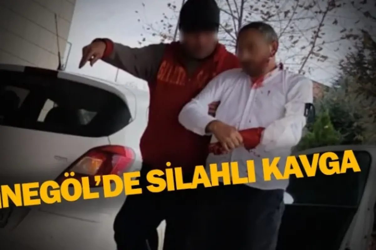İnegöl'de silahlı kavga