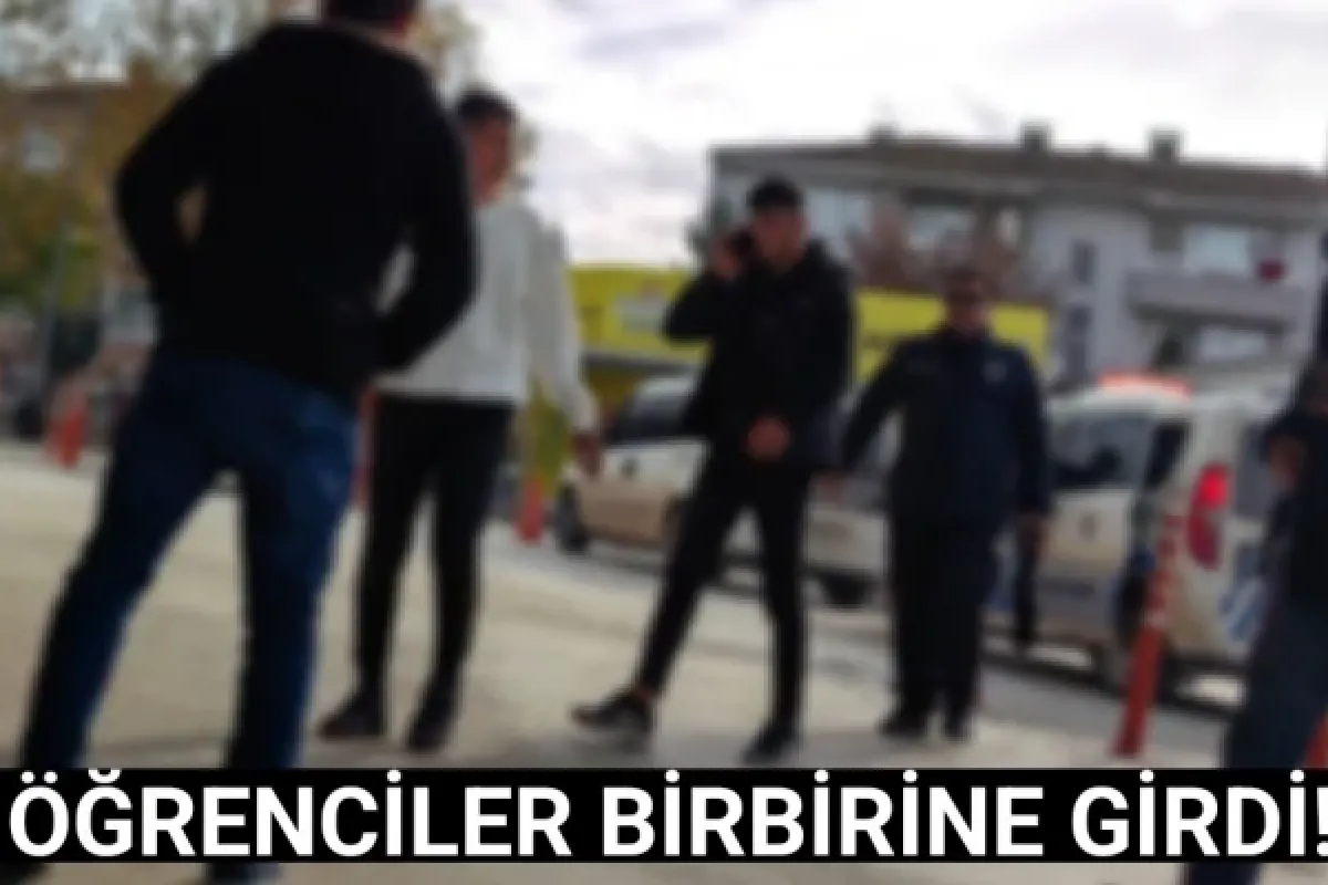 Öğrenciler birbirine girdi!