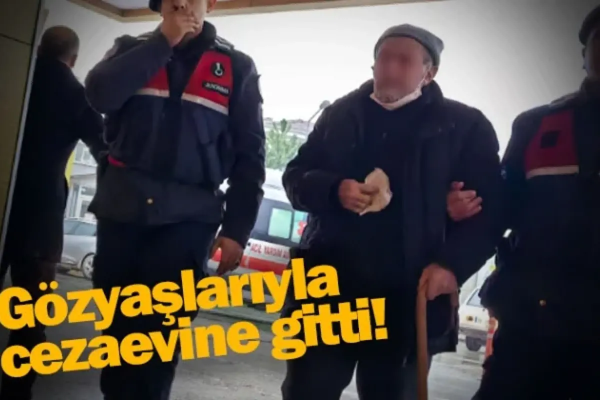 Gözyaşlarıyla cezaevine gitti!