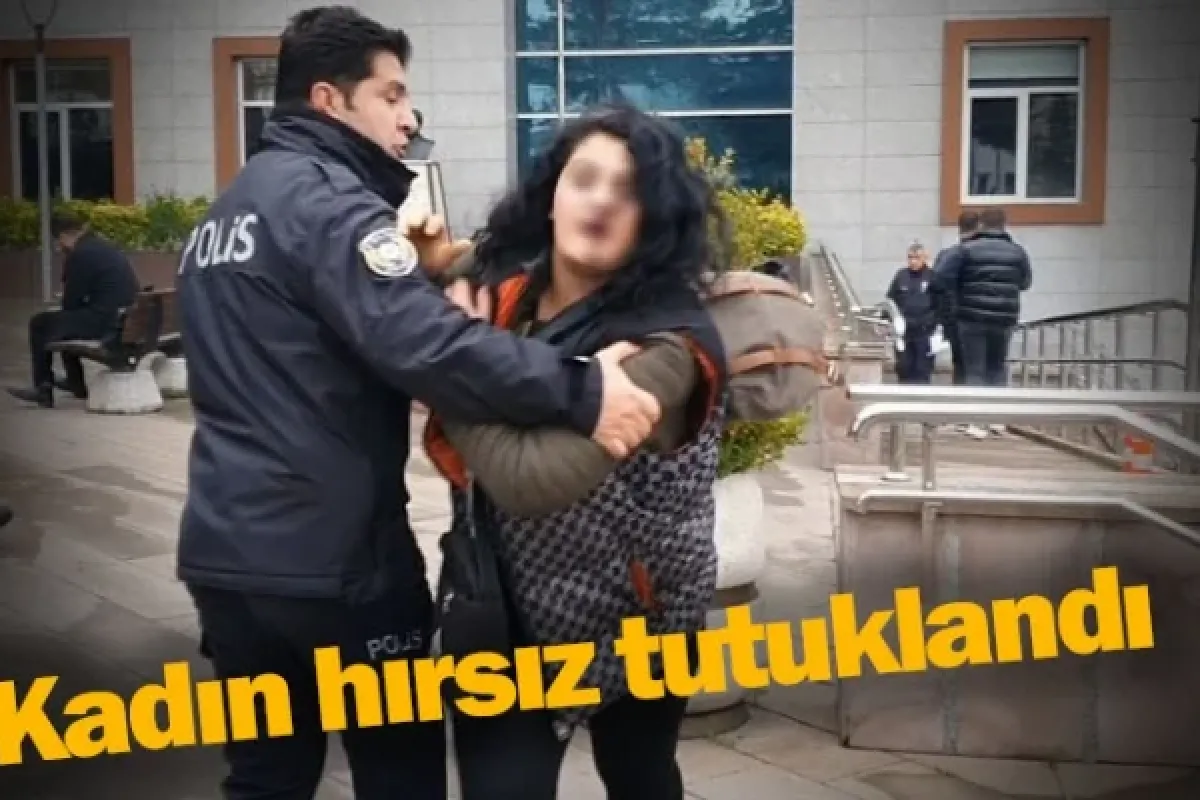 Kadın hırsız tutuklandı