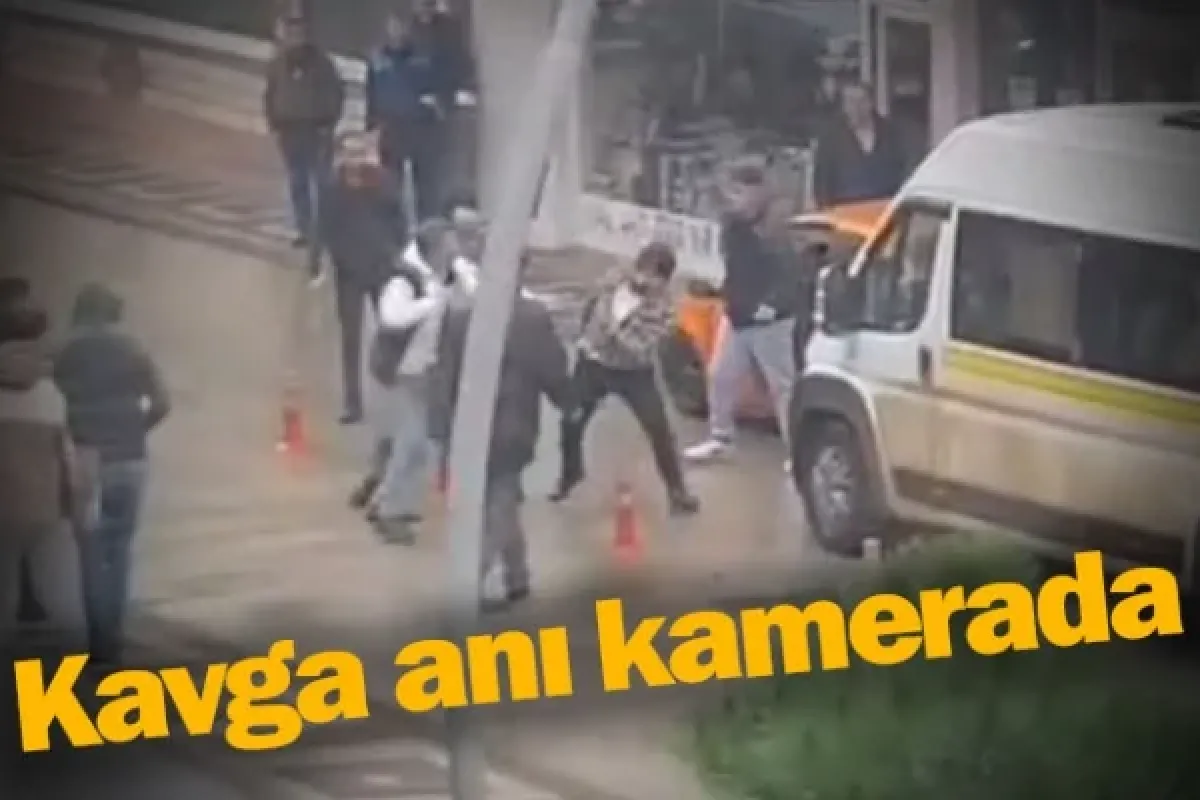 Kavga anı kamerada