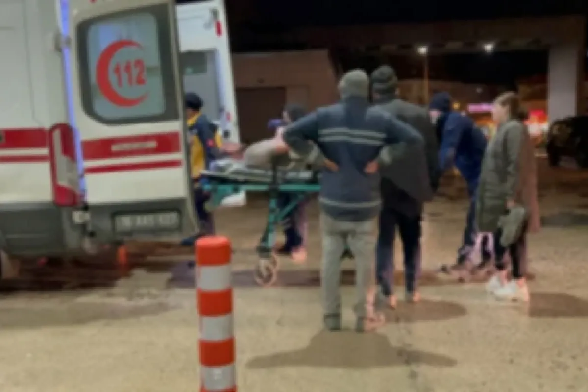 Çatıdan düştü