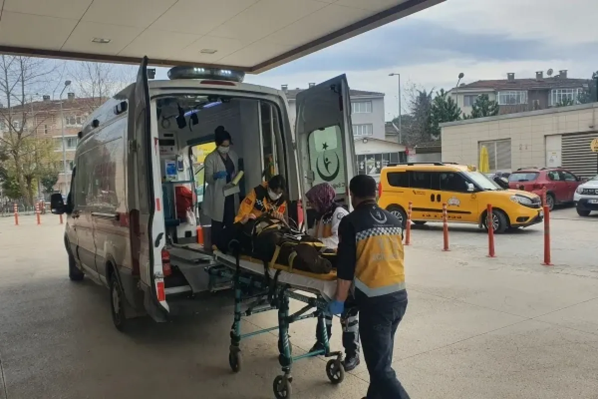 Çatıdan düştü