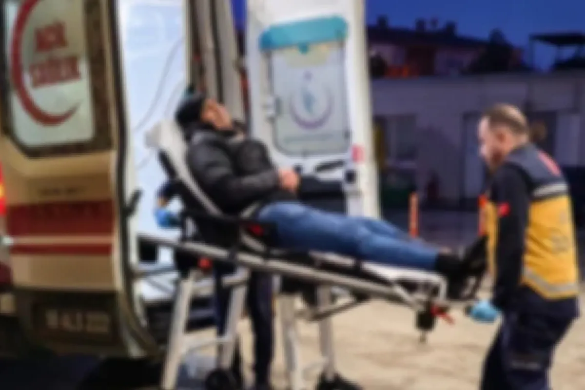 İnegöl'de korkutan kaza