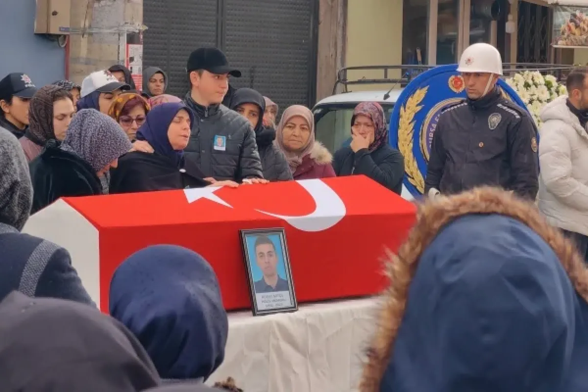İnegöllü polis gözyaşlarıyla toprağa verildi