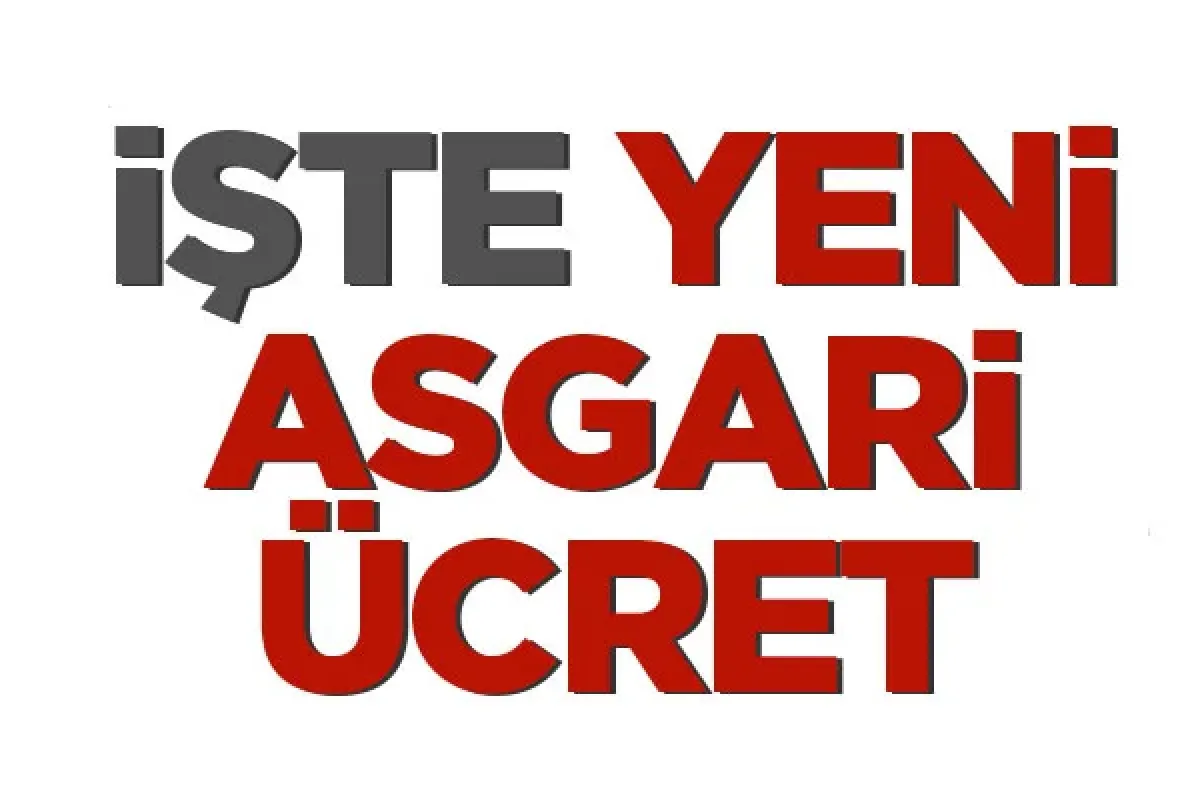 2024 Asgari ücret belli oldu