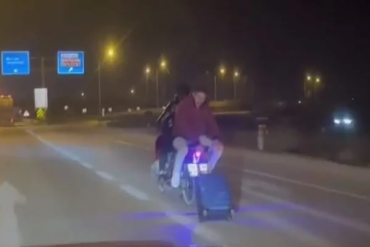 Böyle yolculuk yaptılar!