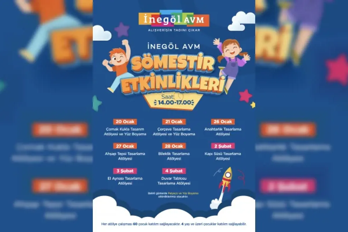 SÖMESTİR COŞKUSU İNEGÖL AVM’DE YAŞANACAK