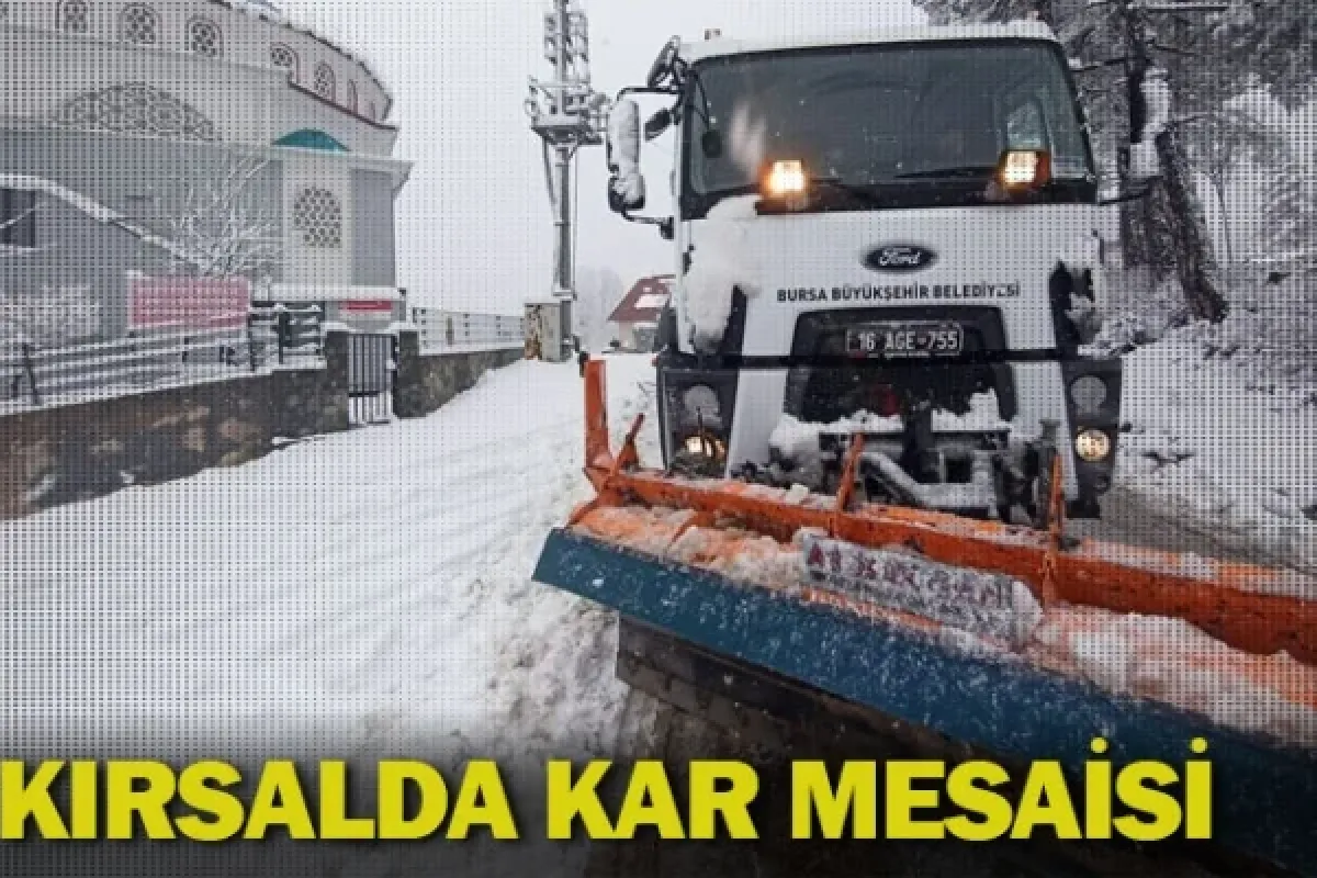 Kırsalda kar mesaisi