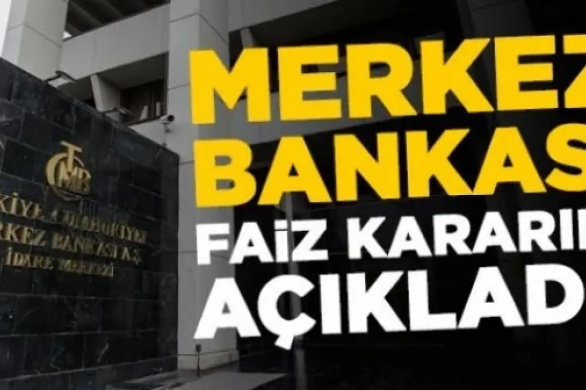 Merkez Bankası faiz kararını açıkladı