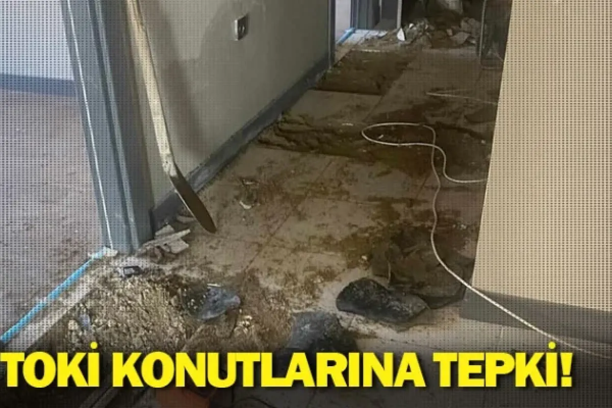 TOKİ konutlarına tepki!