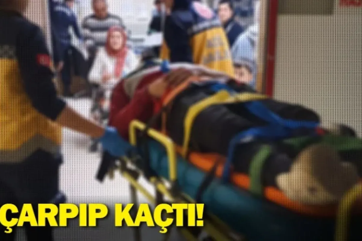 Çarpıp kaçtı!