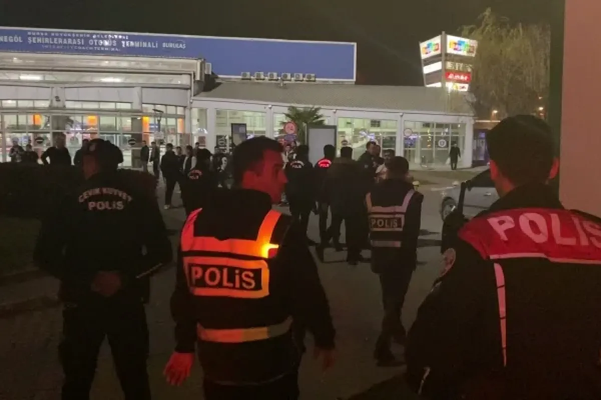 İnegöl'de gergin anlar!