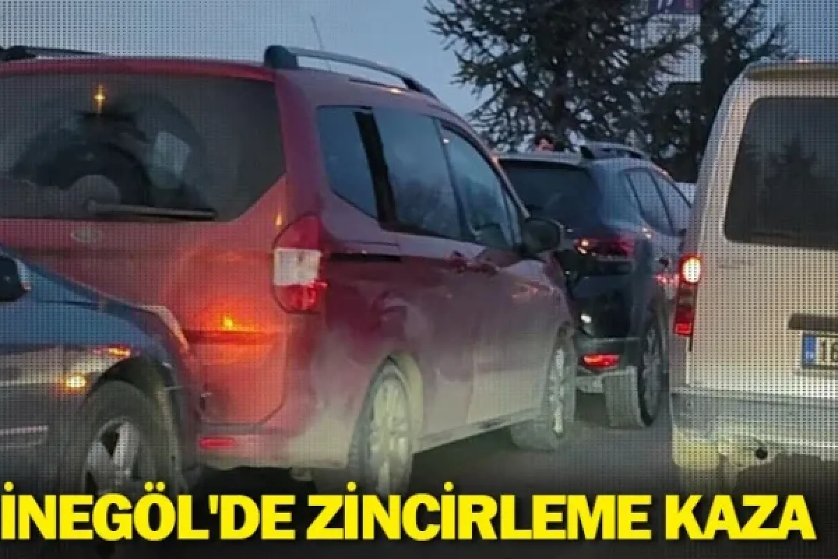 İnegöl'de zincirleme kaza