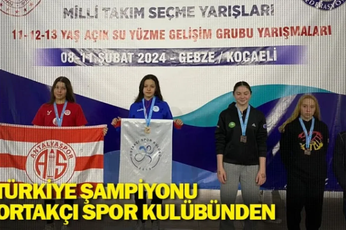 TÜRKIYE ŞAMPİYONU ORTAKÇI SPOR KULÜBÜNDEN