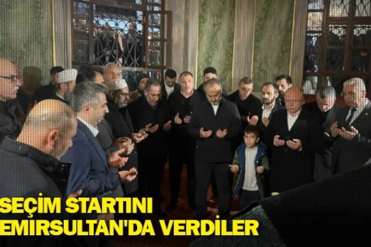 Seçim startını Emirsultan'da verdiler