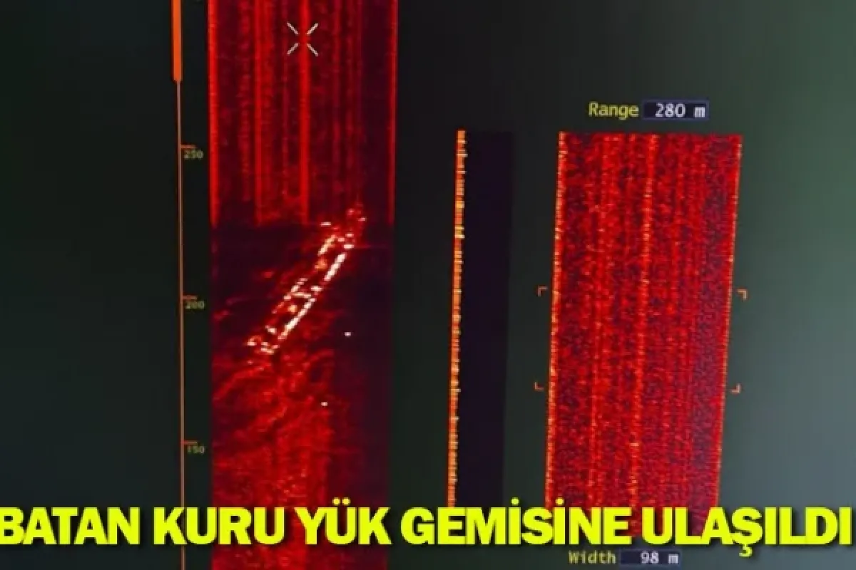 Batan kuru yük gemisine ulaşıldı