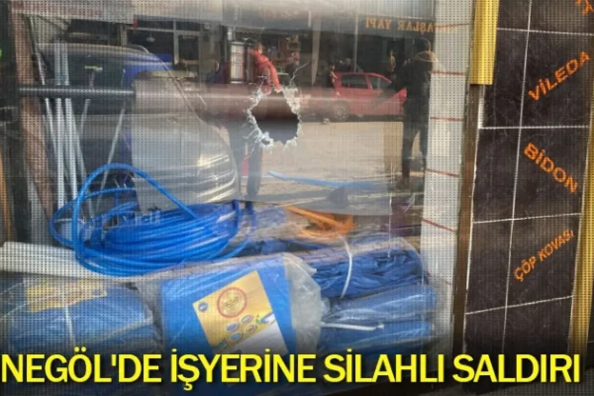 İnegöl'de işyerine silahlı saldırı