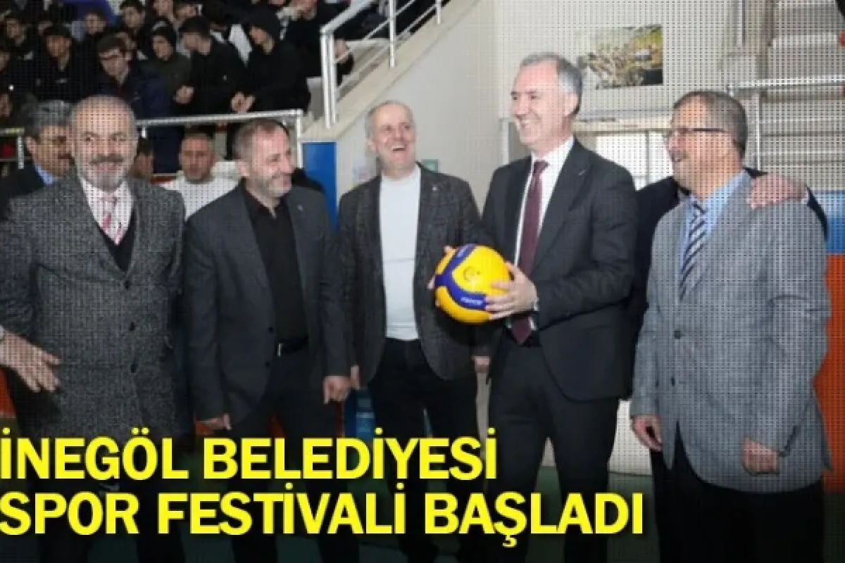 İnegöl Belediyesi Spor Festivali başladı