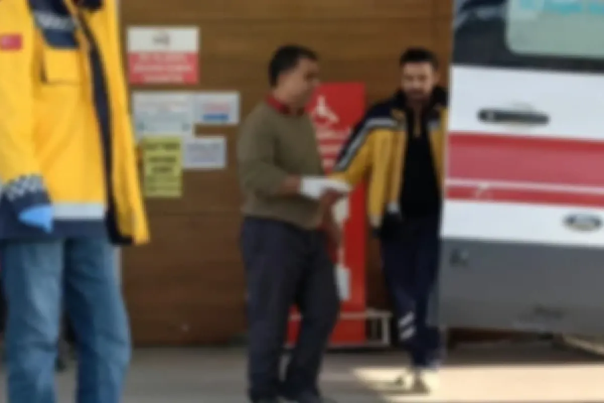 Parmağı koptu!